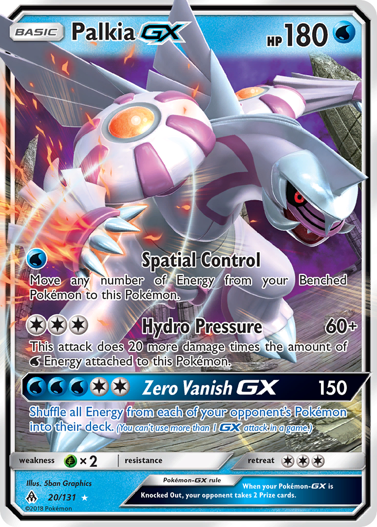 Palkia GX (20/131) [Sun & Moon: Forbidden Light] | Anubis Games and Hobby