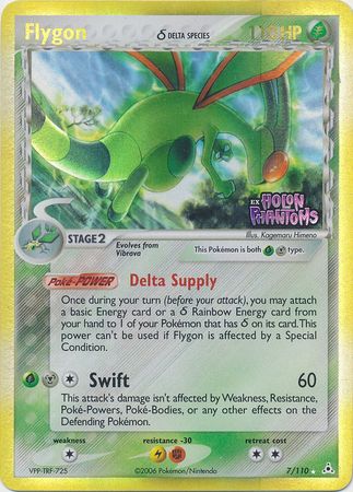 Flygon (7/110) (Delta Species) (Stamped) [EX: Holon Phantoms] | Anubis Games and Hobby