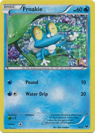 Froakie (4/12) [McDonald's Promos: 2014 Collection] | Anubis Games and Hobby