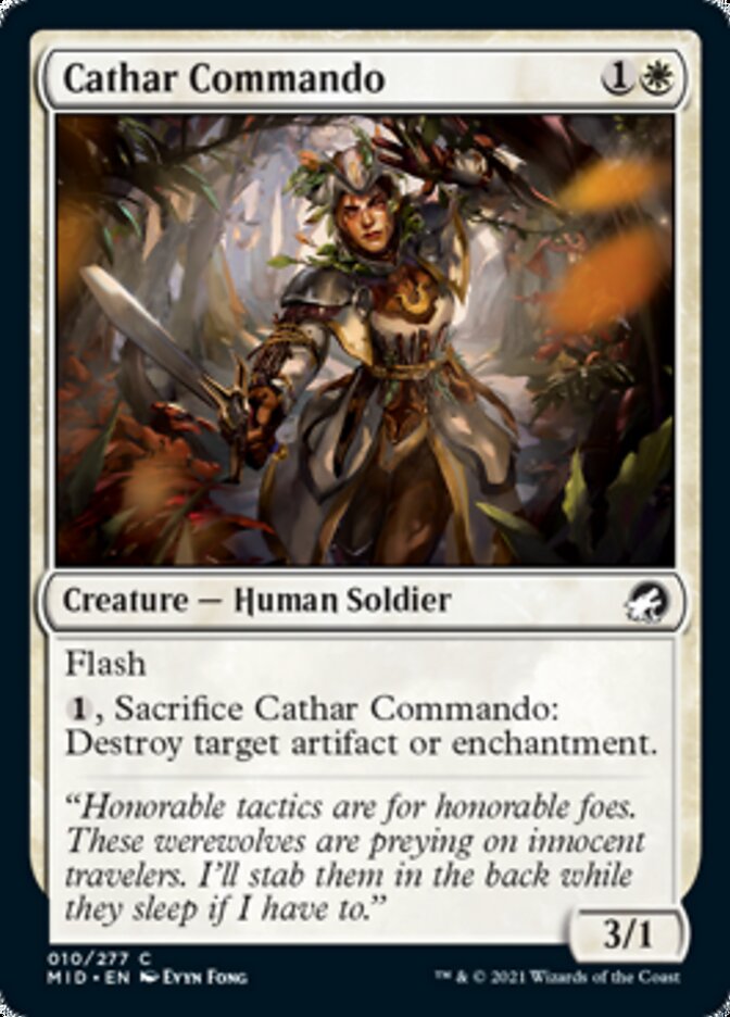 Cathar Commando [Innistrad: Midnight Hunt] | Anubis Games and Hobby