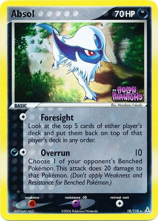Absol (18/110) (Stamped) [EX: Holon Phantoms] | Anubis Games and Hobby