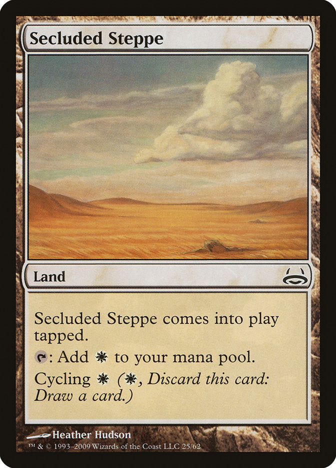 Secluded Steppe [Duel Decks: Divine vs. Demonic] | Anubis Games and Hobby