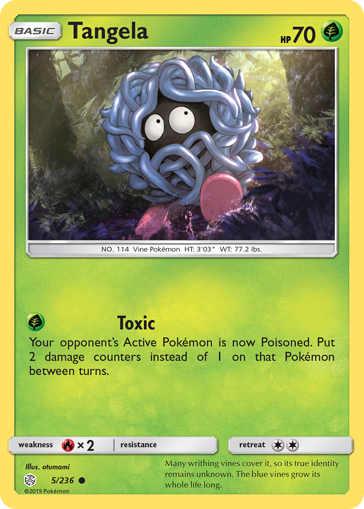 Tangela (5/236) [Sun & Moon: Cosmic Eclipse] | Anubis Games and Hobby