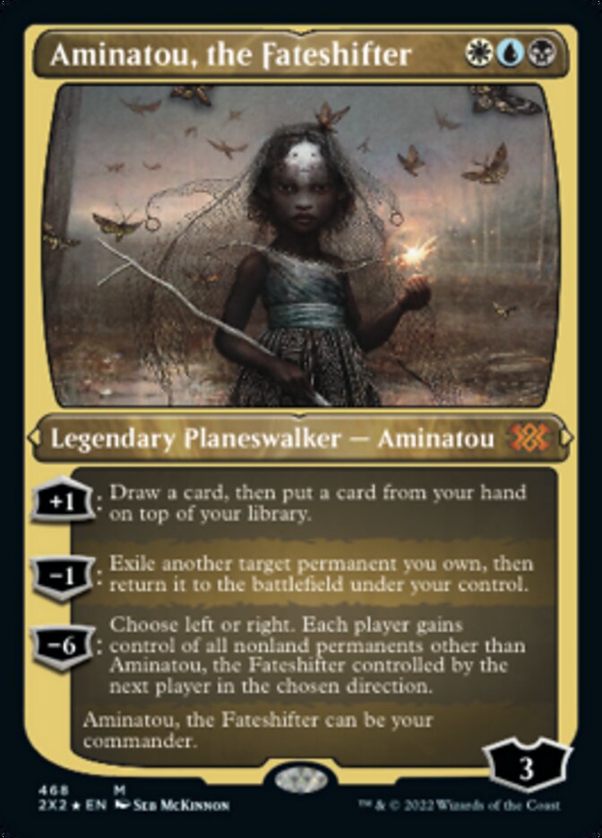 Aminatou, the Fateshifter (Foil Etched) [Double Masters 2022] | Anubis Games and Hobby