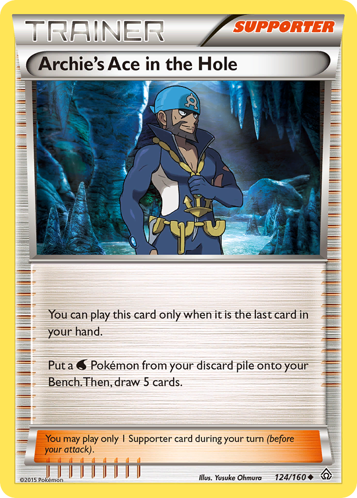 Archie's Ace in the Hole (124/160) [XY: Primal Clash] | Anubis Games and Hobby