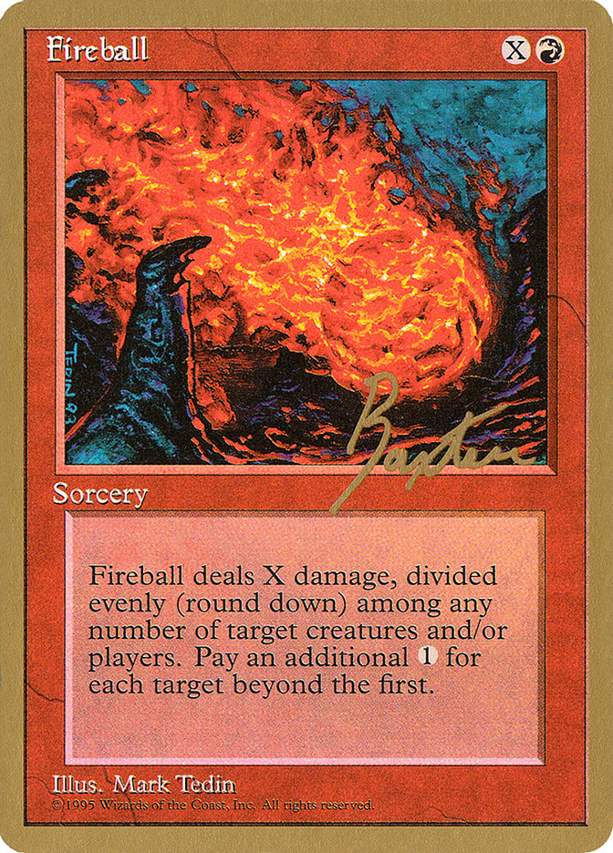 Fireball (George Baxter) [Pro Tour Collector Set] | Anubis Games and Hobby