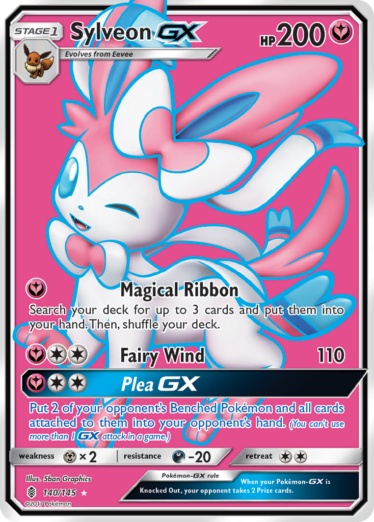 Sylveon GX (140/145) [Sun & Moon: Guardians Rising] | Anubis Games and Hobby