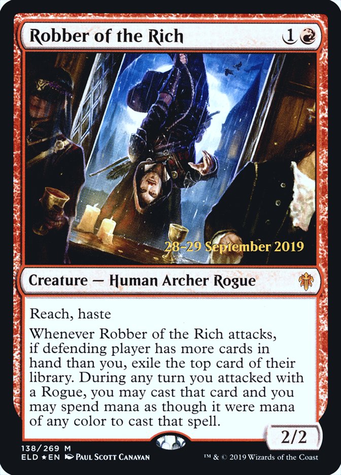 Robber of the Rich [Throne of Eldraine Prerelease Promos] | Anubis Games and Hobby