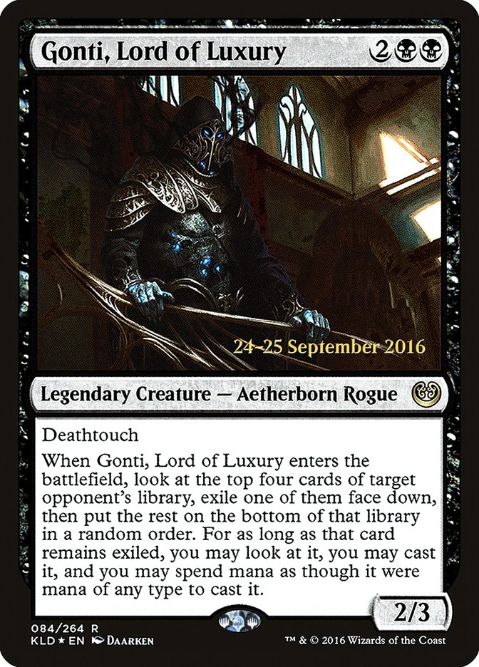 Gonti, Lord of Luxury [Kaladesh Prerelease Promos] | Anubis Games and Hobby