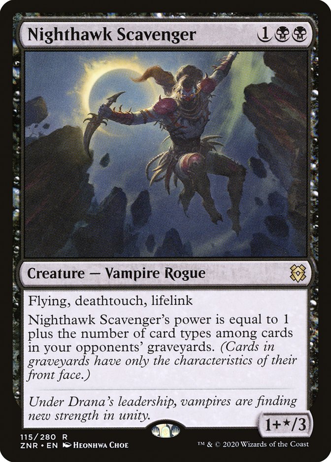 Nighthawk Scavenger [Zendikar Rising] | Anubis Games and Hobby
