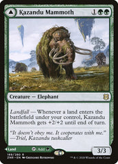 Kazandu Mammoth // Kazandu Valley [Zendikar Rising] | Anubis Games and Hobby