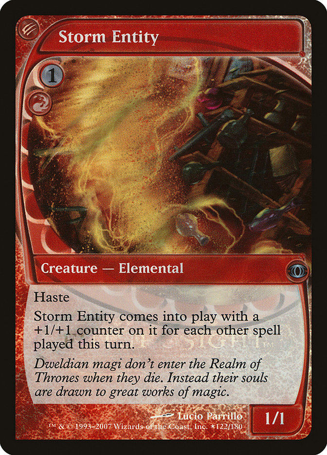 Storm Entity [Future Sight Promos] | Anubis Games and Hobby