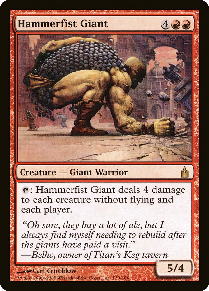 Hammerfist Giant [Ravnica: City of Guilds] | Anubis Games and Hobby