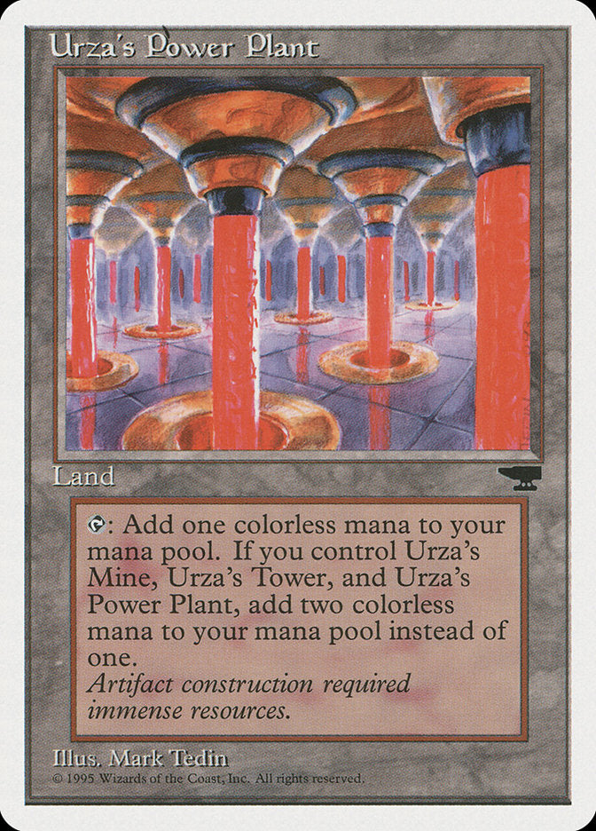 Urza's Power Plant (Red Columns) [Chronicles] | Anubis Games and Hobby