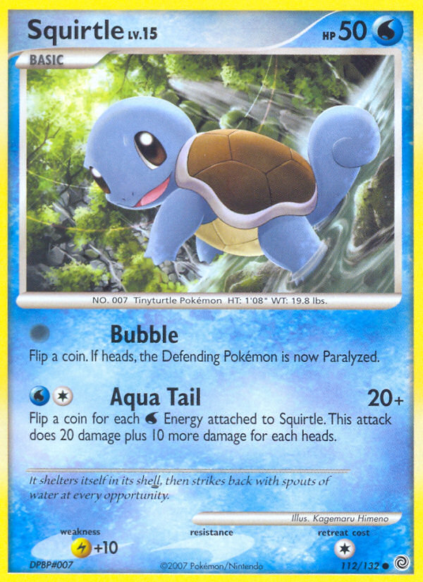 Squirtle (112/132) [Diamond & Pearl: Secret Wonders] | Anubis Games and Hobby