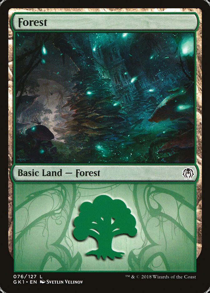 Forest (76) [Guilds of Ravnica Guild Kit] | Anubis Games and Hobby
