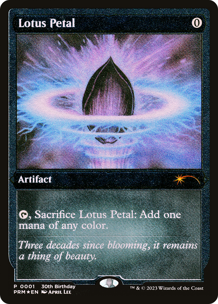 Lotus Petal (Foil Etched) [30th Anniversary Promos] | Anubis Games and Hobby