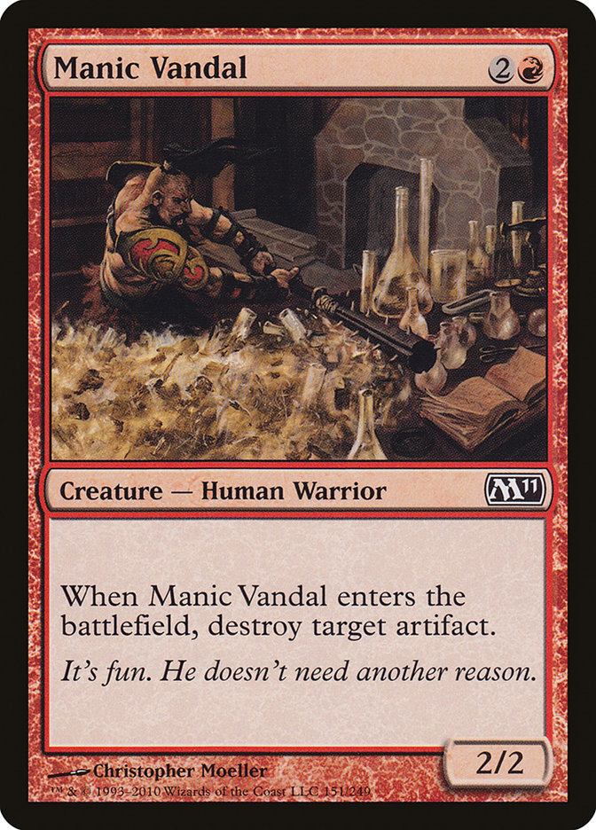 Manic Vandal [Magic 2011] | Anubis Games and Hobby