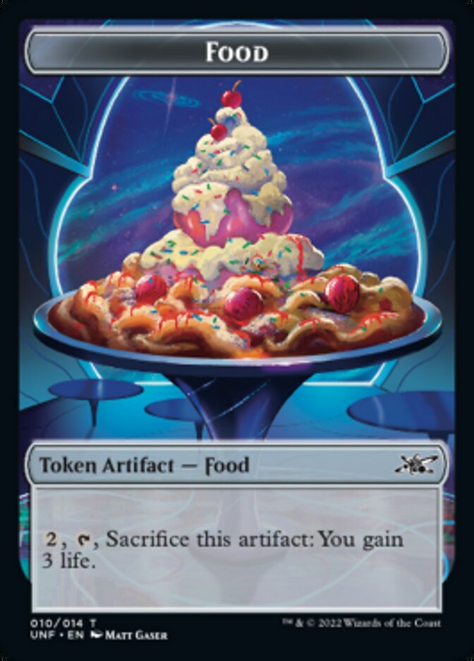 Food (010) Token [Unfinity Tokens] | Anubis Games and Hobby