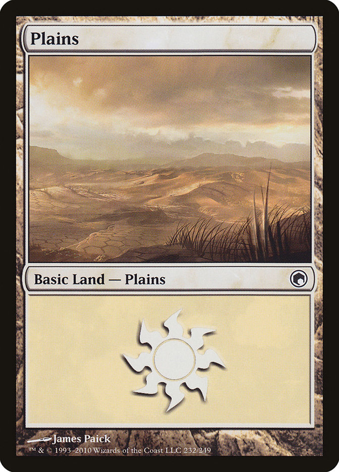 Plains (232) [Scars of Mirrodin] | Anubis Games and Hobby