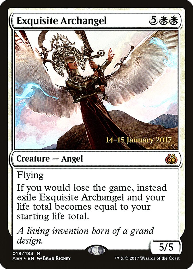 Exquisite Archangel [Aether Revolt Prerelease Promos] | Anubis Games and Hobby