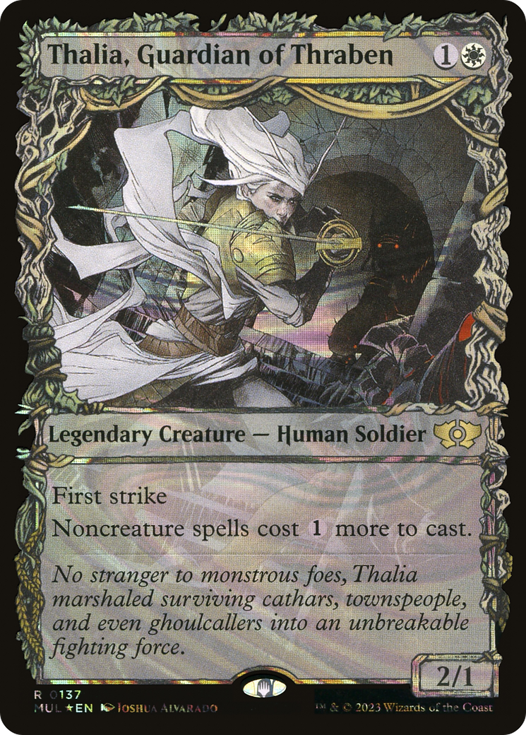 Thalia, Guardian of Thraben (Halo Foil) [Multiverse Legends] | Anubis Games and Hobby