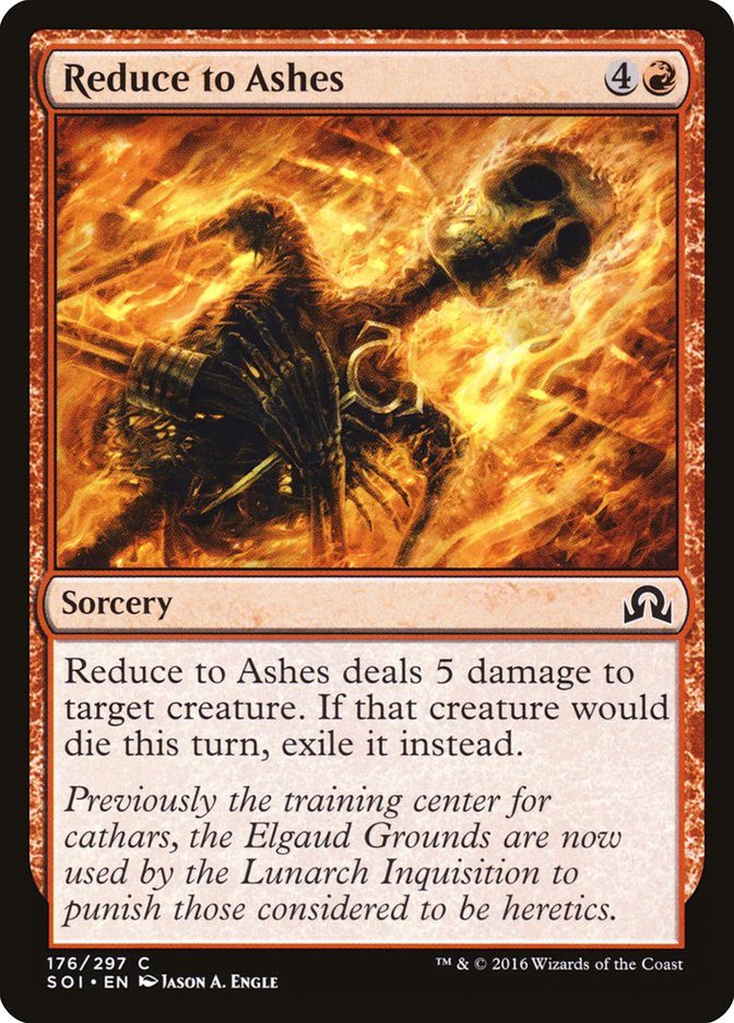 Reduce to Ashes [Shadows over Innistrad] | Anubis Games and Hobby