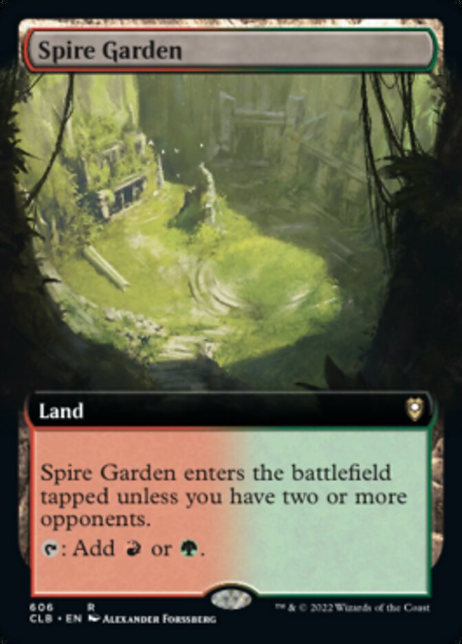 Spire Garden (Extended Art) [Commander Legends: Battle for Baldur's Gate] | Anubis Games and Hobby