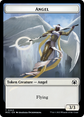 Angel (3) // Demon Double-Sided Token [March of the Machine Commander Tokens] | Anubis Games and Hobby