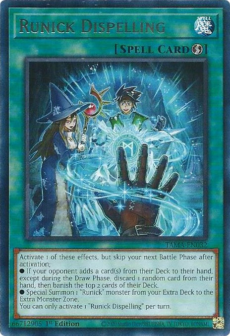 Runick Dispelling [TAMA-EN032] Rare | Anubis Games and Hobby