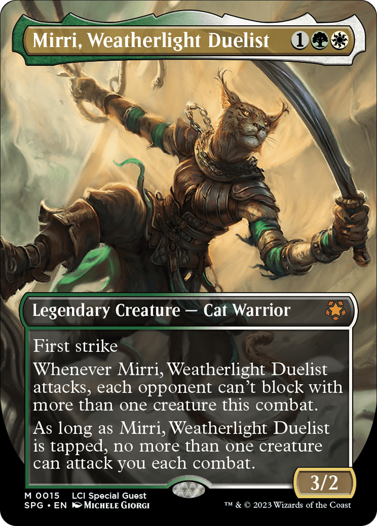 Mirri, Weatherlight Duelist (Borderless) [The Lost Caverns of Ixalan Special Guests] | Anubis Games and Hobby