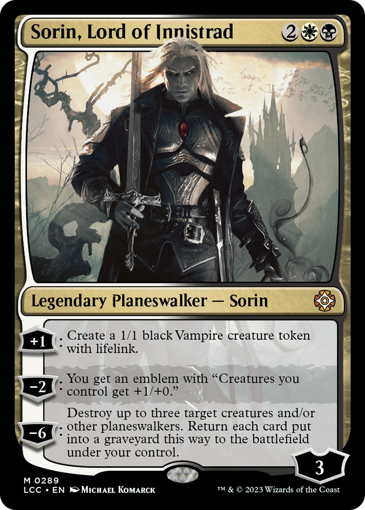 Sorin, Lord of Innistrad [The Lost Caverns of Ixalan Commander] | Anubis Games and Hobby