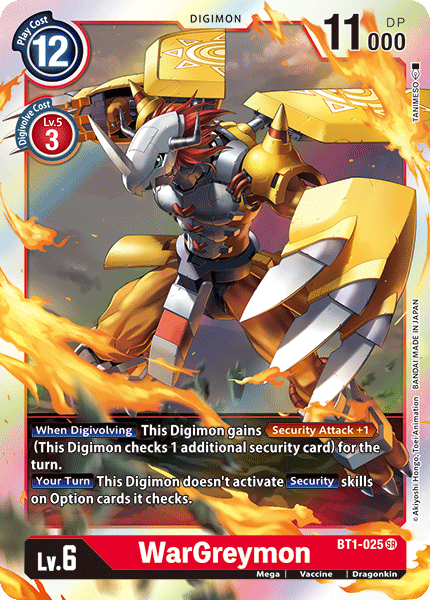 WarGreymon [BT1-025] [Release Special Booster Ver.1.0] | Anubis Games and Hobby