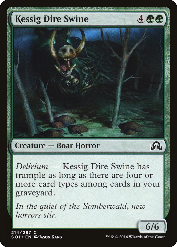 Kessig Dire Swine [Shadows over Innistrad] | Anubis Games and Hobby