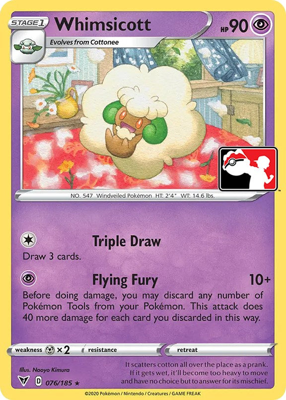 Whimsicott (076/185) [Prize Pack Series One] | Anubis Games and Hobby