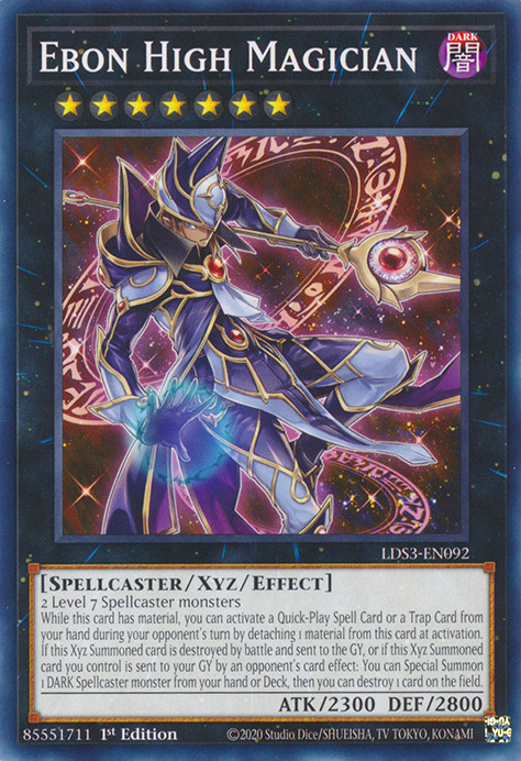 Ebon High Magician [LDS3-EN092] Common | Anubis Games and Hobby