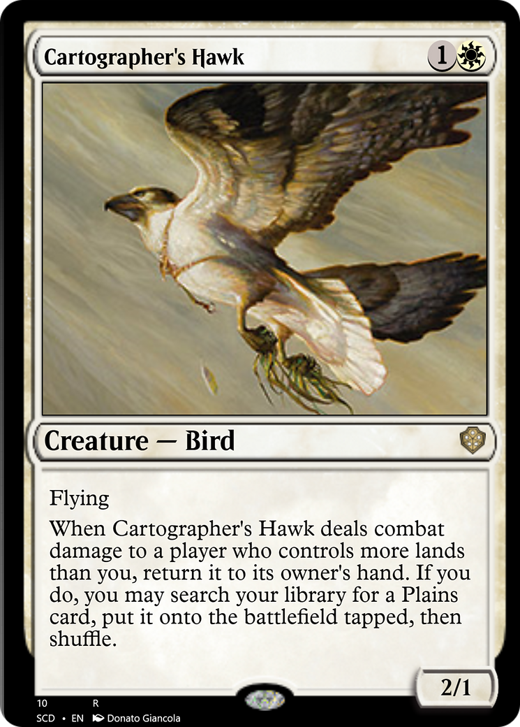 Cartographer's Hawk [Starter Commander Decks] | Anubis Games and Hobby