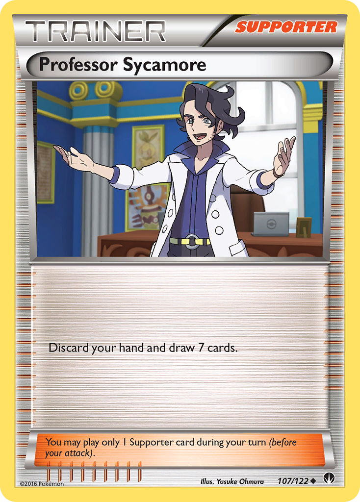 Professor Sycamore (107/122) [XY: BREAKpoint] | Anubis Games and Hobby