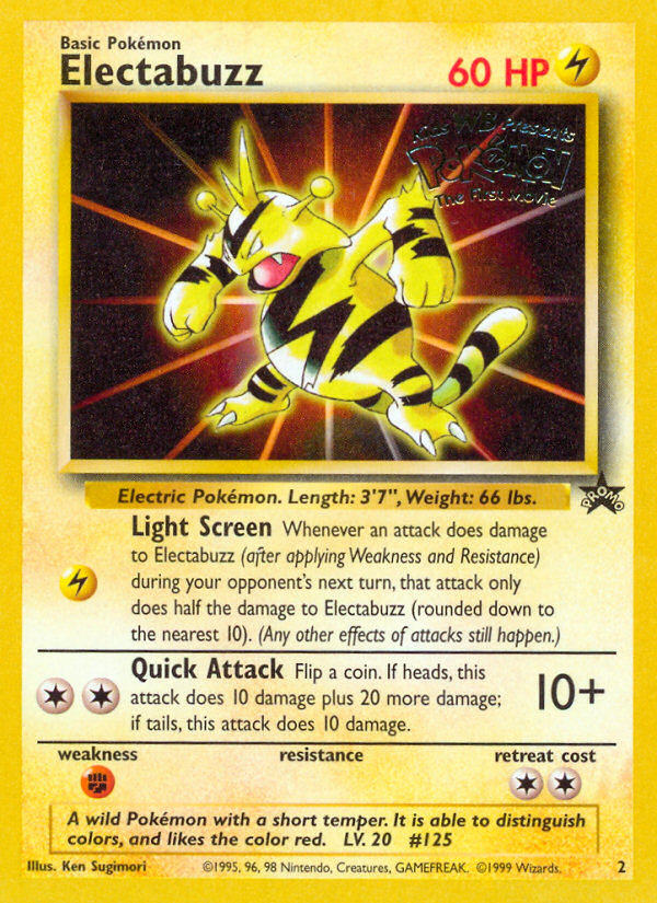 Electabuzz (2) [Wizards of the Coast: Black Star Promos] | Anubis Games and Hobby