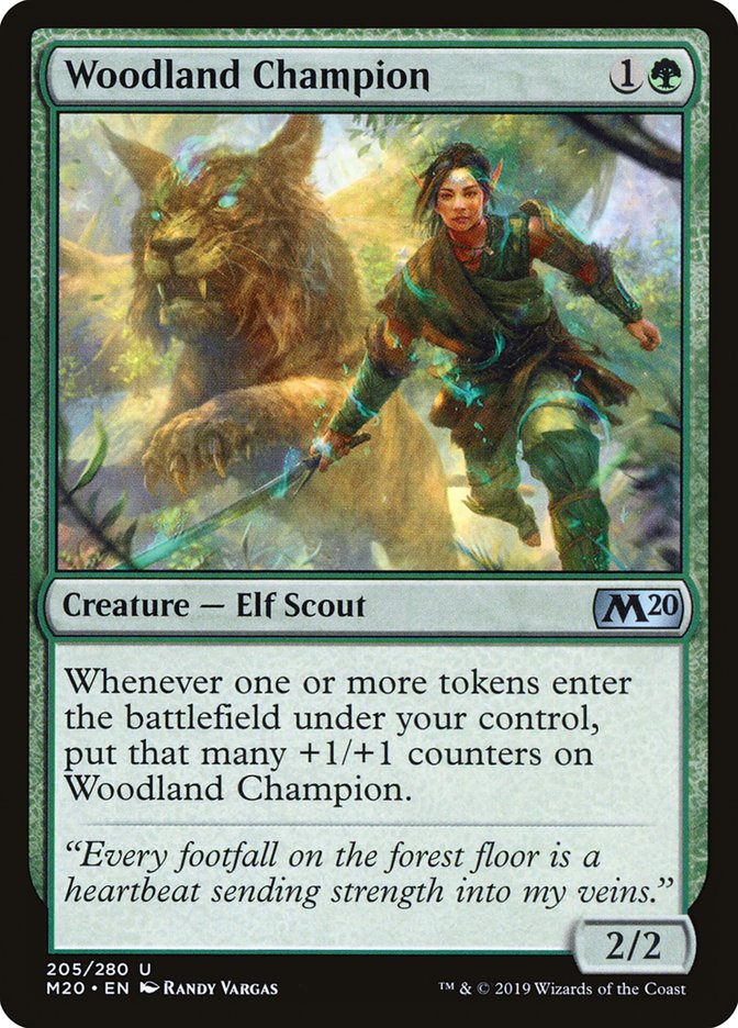 Woodland Champion [Core Set 2020] | Anubis Games and Hobby