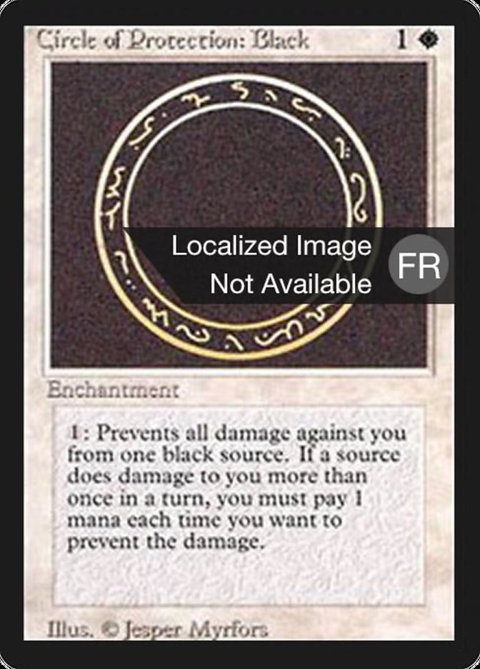 Circle of Protection: Black [Foreign Black Border] | Anubis Games and Hobby