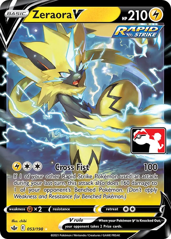 Zeraora V (053/198) [Prize Pack Series One] | Anubis Games and Hobby