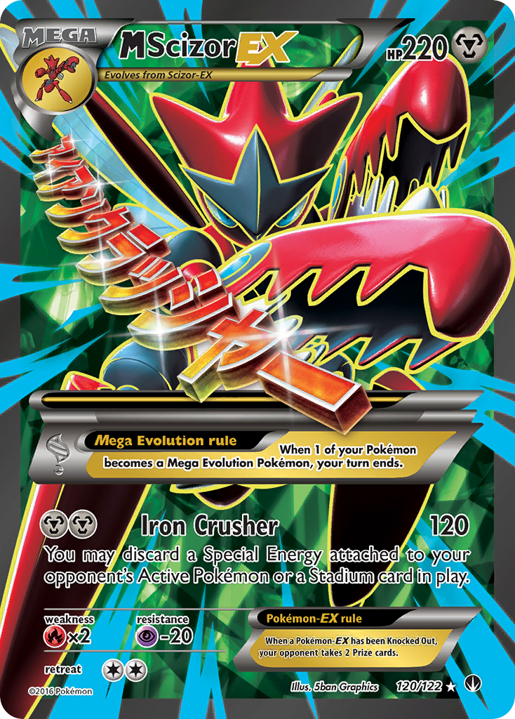 M Scizor EX (120/122) [XY: BREAKpoint] | Anubis Games and Hobby