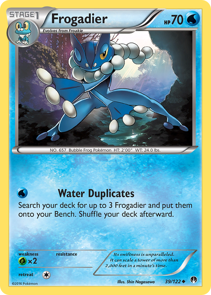 Frogadier (39/122) [XY: BREAKpoint] | Anubis Games and Hobby