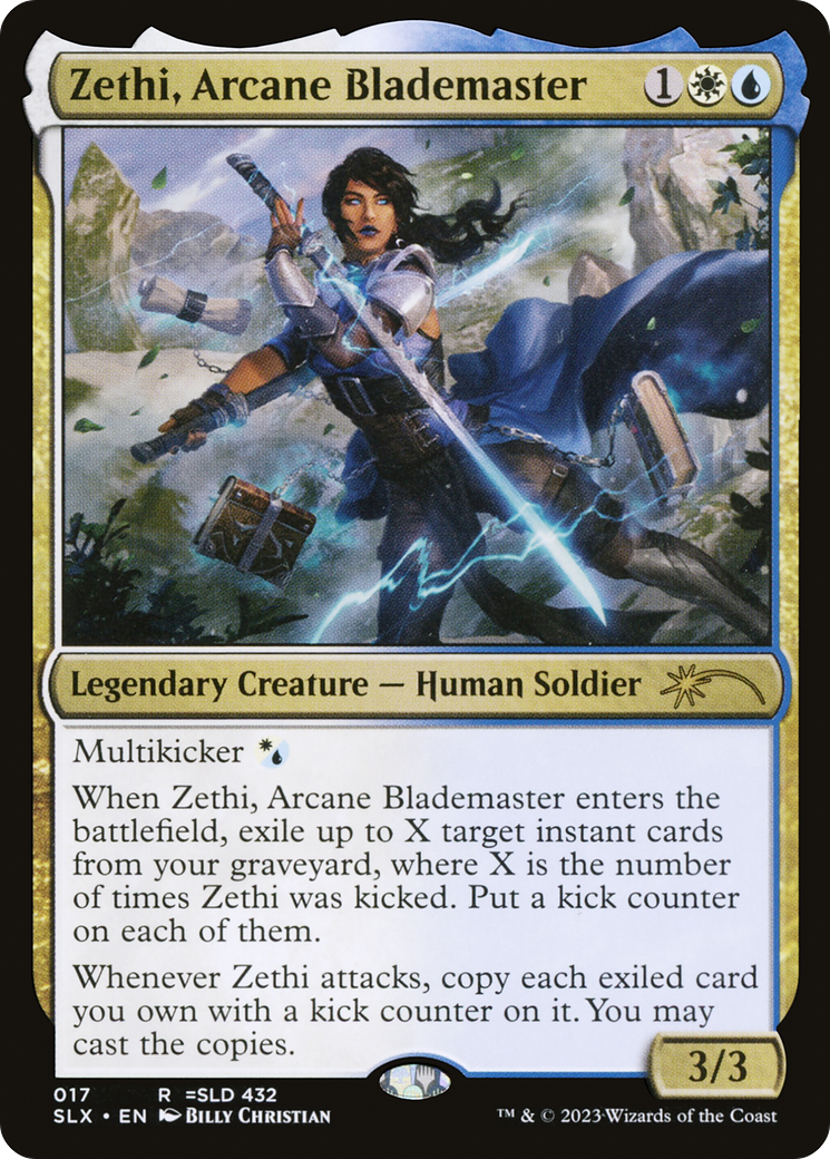 Zethi, Arcane Blademaster [Secret Lair: Universes Within] | Anubis Games and Hobby