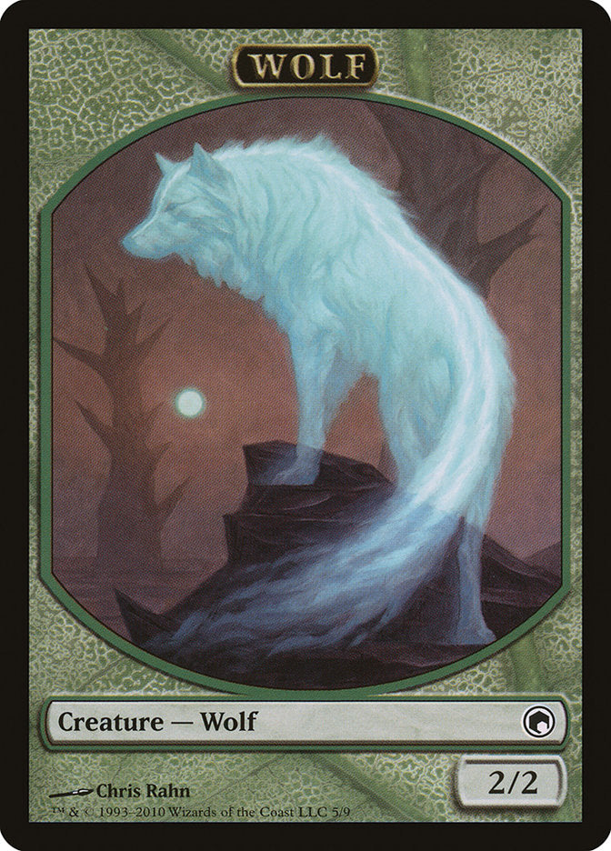 Wolf Token [Scars of Mirrodin Tokens] | Anubis Games and Hobby
