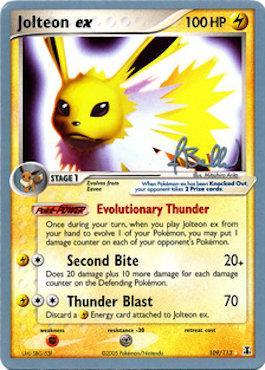 Jolteon ex (109/113) (Eeveelutions - Jimmy Ballard) [World Championships 2006] | Anubis Games and Hobby