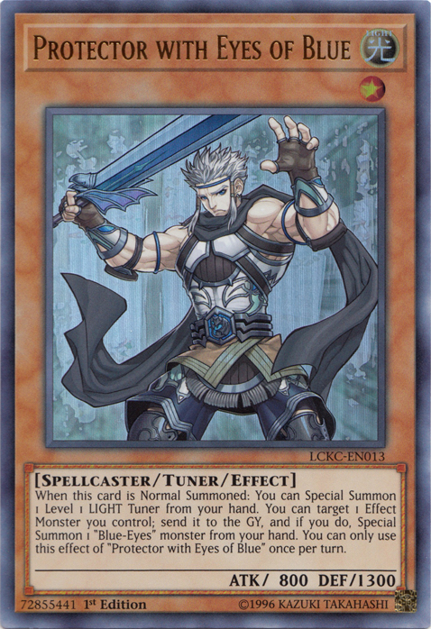 Protector with Eyes of Blue [LCKC-EN013] Ultra Rare | Anubis Games and Hobby