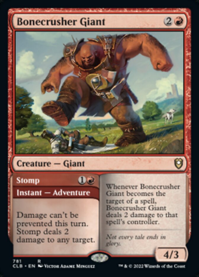 Bonecrusher Giant // Stomp [Commander Legends: Battle for Baldur's Gate] | Anubis Games and Hobby