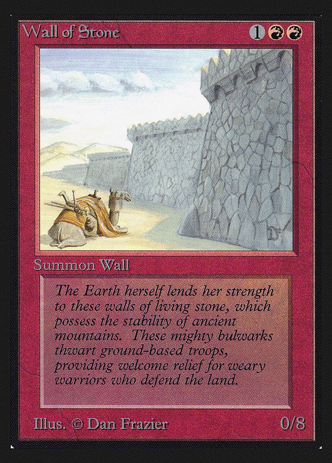 Wall of Stone [International Collectors' Edition] | Anubis Games and Hobby